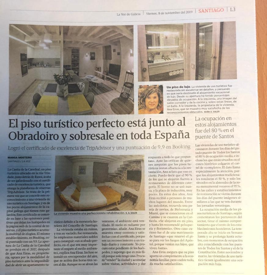 דירות סנטיאגו דה קומפוסטלה La Casita De La Catedral A 50M De La Catedral מראה חיצוני תמונה